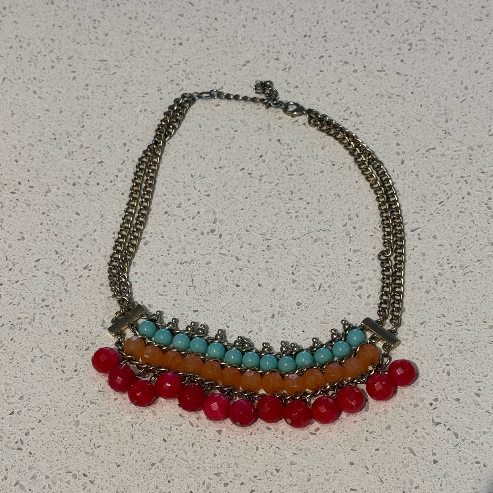 Elegant Multicolor Beaded Necklace